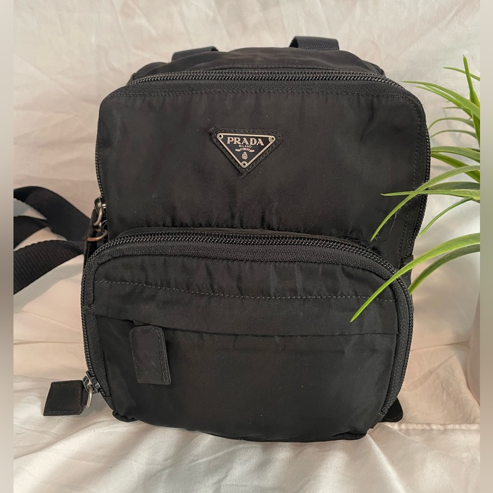 Prada Black Mini Backpack - image 3